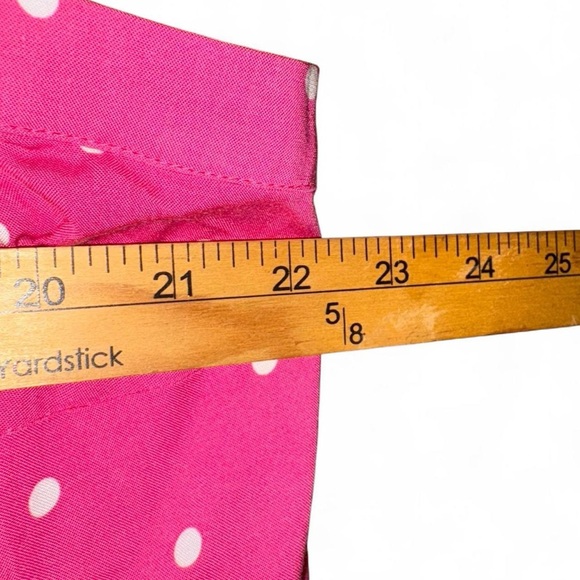 Torrid Pink and White Polka Dot Midi Dress - Picture 5 of 9